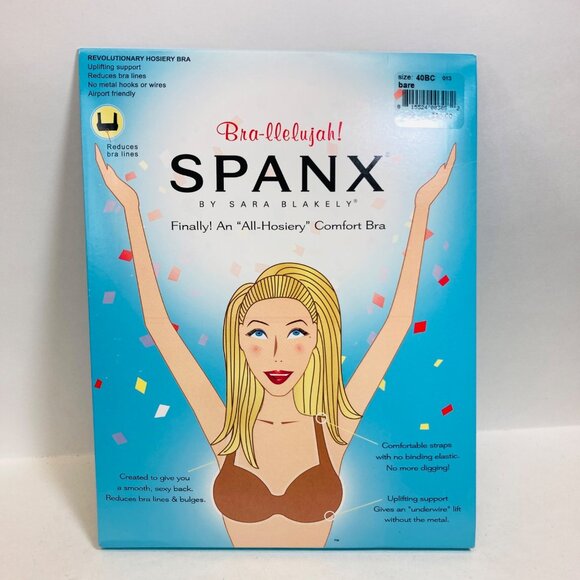 Spanx Bra Bra-llelujah 40BC Bare Nude No Underwire Comfort New open box - Picture 1 of 6